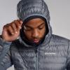 ICARUS LITE HOODIE-STONE BLUE-L pánská bunda šedomodrá