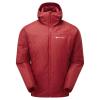 RESPOND HOODIE-ACER RED-L pánská bunda tmavě červená