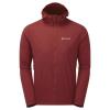 FEATHERLITE HOODIE-ACER RED-XXL pánská bunda tmavě červená