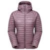 FEM ALPINE 850 NANO HOODIE-MOONSCAPE-UK10/S dámská bunda šedofialová