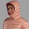 FEM ANTI-FREEZE HOODIE-PINK CLAY-UK10/S dámská bunda růžová