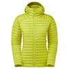 FEM ANTI-FREEZE LITE HOODIE-CITRUS SPRING-UK10/S dámská bunda žlutozelená