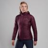 FEM ANTI-FREEZE LITE HOODIE-SASKATOON BERRY-UK8/XS dámská bunda vínová