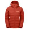 FEM RESOLVE HOODIE-SAFFRON RED-UK14/L dámská bunda červená