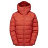 FEM RESOLVE XT HOODIE-SAFFRON RED-UK8/XS dámská bunda červená