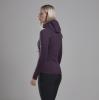 FEM PROTIUM HOODIE-MULBERRY-UK6/XXS dámská bunda hnědofialová