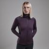 FEM PROTIUM HOODIE-MULBERRY-UK10/S dámská bunda hnědofialová