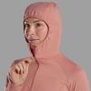 FEM PROTIUM HOODIE-PINK CLAY-UK10/S dámská mikina růžová