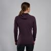 FEM PROTIUM LITE HOODIE-MULBERRY-UK8/XS dámská mikina hnědofialová