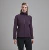 FEM PROTIUM XT HOODIE-MULBERRY-UK12/M dámská mikina hnědofialová