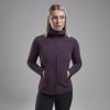 FEM PROTIUM XT HOODIE-MULBERRY-UK12/M dámská mikina hnědofialová