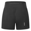 FEM SLIPSTREAM 4" SHORTS-BLACK-UK16/XL dámské kraťasy černé