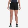 FEM SLIPSTREAM 4" SHORTS-BLACK-UK16/XL dámské kraťasy černé