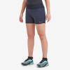 FEM SLIPSTREAM TWIN SKIN SHORTS-ECLIPSE BLUE-UK16/XL dámské kraťasy modré