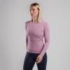 FEM DART LITE LONG SLEEVE T-SHIRT-ALLIUM-UK10/S dámské triko dlouhý ruk. lila