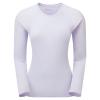 FEM DART NANO LONG SLEEVE T SHIRT-LILAC HAZE-UK10/S dámské triko dlouhý ruk. šedofialové