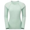 FEM DART NANO LONG SLEEVE T SHIRT-SEA MIST-UK10/S dámské triko dlouhý ruk. mentolové