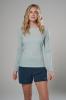 FEM DART NANO LONG SLEEVE T SHIRT-SEA MIST-UK10/S dámské triko dlouhý ruk. mentolové