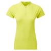 FEM DART NANO ZIP T-SHIRT-CITRUS SPRING-UK6/XXS dámské triko žlutozelené