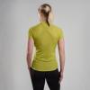 FEM DART NANO ZIP T-SHIRT-CITRUS SPRING-UK6/XXS dámské triko žlutozelené