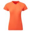 FEM DART NANO ZIP T-SHIRT-TIGERLILY-UK16/XL dámské triko oranžové