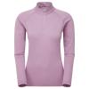 FEM DART ZIP NECK-ALLIUM-UK6/XXS dámské triko dlouhý ruk. lila