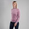 FEM DART ZIP NECK-ALLIUM-UK12/M dámské triko dlouhý ruk. lila