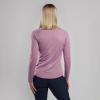 FEM DART ZIP NECK-ALLIUM-UK16/XL dámské triko dlouhý ruk. lila