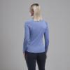 FEM DART ZIP NECK-CORNFLOWER-UK16/XL dámské triko dlouhý ruk. modré