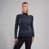 FEM DART ZIP NECK-ECLIPSE BLUE-UK16/XL dámské triko dlouhý ruk. modré