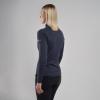 FEM DART ZIP NECK-ECLIPSE BLUE-UK18/XXL dámské triko dlouhý ruk. modré