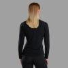 FEM MALLI LONG SLEEVE T SHIRT-BLACK-UK10/S dámské triko černé