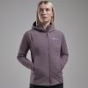 FEM KHAMSIN HOODIE-MOONSCAPE-UK8/XS dámská bunda šedofialová