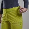 FEM NORDES PANTS-CITRUS SPRING-UK12/M dámské kalhoty žlutozelené