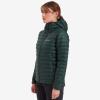 FEM ICARUS HOODIE-DEEP FOREST-UK16/XL dámská bunda tmavě zelená