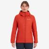 FEM RESPOND HOODIE-SAFFRON RED-UK10/S dámská bunda s kapucí červená