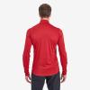 DART ZIP NECK-ACER RED-XL pánské triko tmavě červené