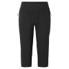 FEM TUCANA LITE CAPRI PANTS-BLACK-UK10/S dámské kalhoty černé