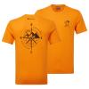 IMPACT COMPASS TEE-FLAME ORANGE-XS pánské tričko žlutooranžové