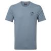 IMPACT COMPASS TEE-STONE BLUE-S pánské tričko šedomodré