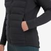 FEM COMPOSITE HOODIE-BLACK-UK16/XL dámská bunda černá