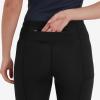 FEM SLIPSTREAM 3/4 TRAIL TIGHTS-REG LEG-BLACK-UK16/XL dámské kalhoty černé