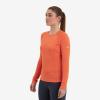 FEM DART LONG SLEEVE T-SHIRT-TIGERLILY-UK8/XS dámské triko dlouhý ruk. oranžové