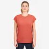 FEM MIRA T-SHIRT-TERRACOTTA-UK10/S dámské tričko červené