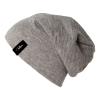 RELAXED BEANIE-DARK GREY MELANGE-čepice tmavě šedá