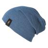 RELAXED BEANIE-BLUE MELANGE-čepice modrá