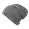 RELAXED BEANIE 2.0-GREY MELANGE-čepice šedá
