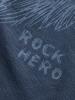 ROCK HERO-DARK BLUE  -M pánské tričko tmavě modré