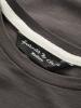 POCKET ORNAMENT-AUBERGINE-XS pánské tričko hnědé