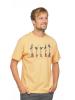 HAWAIIAN CORVUS-YELLOW-XXL pánské tričko žluté